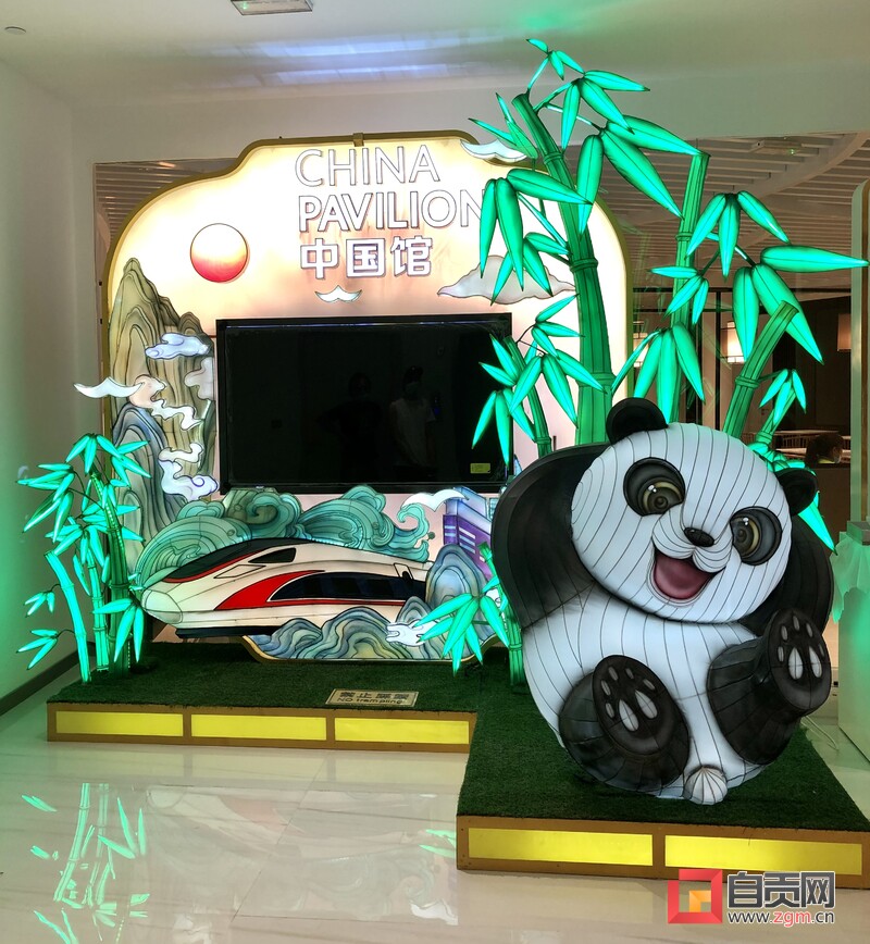 来自我市的“中国力量”灯组耀眼登场