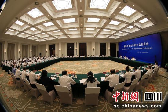 中国贸促会外资企业座谈会现场。(四川省贸促会 供图)